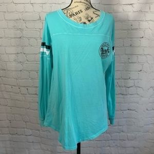 Pink Victoria’s Secret ** open back** shirt size SMALL​